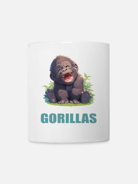 Gorillas Gorilla - Tasse - Weiß