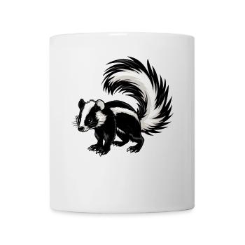 Mouffettes Mouffette - Mug blanc - blanc - Devant