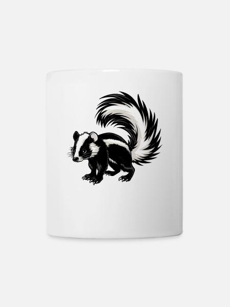 Stinktiere Stinktier - Tasse - Weiß