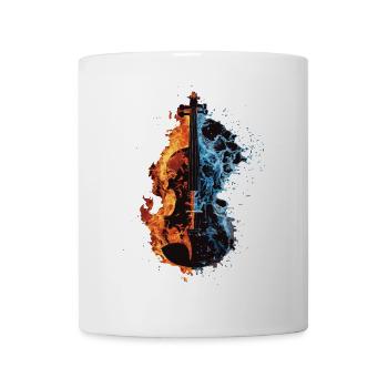 Violine - Tasse - Weiß - Vorne