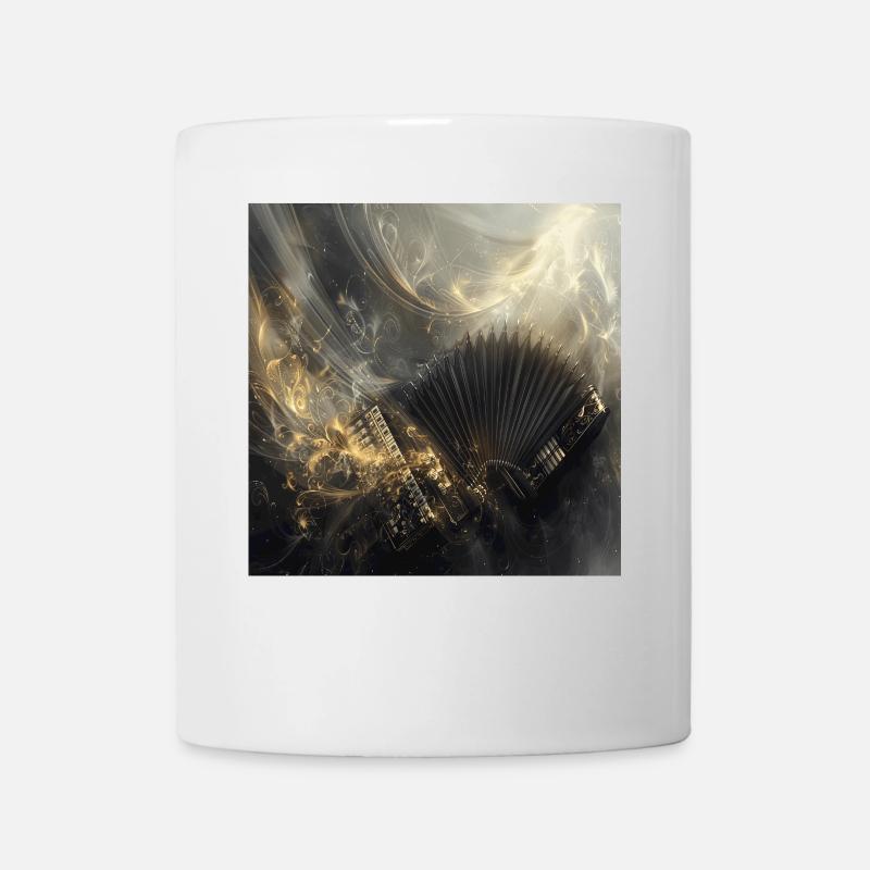 Akkordeon - Tasse - Weiß