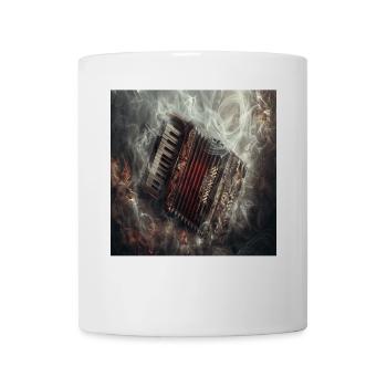 Akkordeon - Tasse - Weiß - Vorne