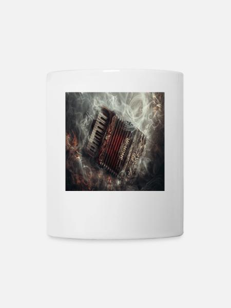 Akkordeon - Tasse - Weiß