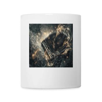 Akkordeon - Tasse - Weiß - Vorne