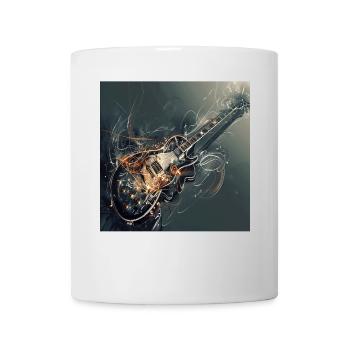 Gitarre - Tasse - Weiß - Vorne