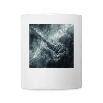 Gitarre - Tasse - Weiß - Vorne