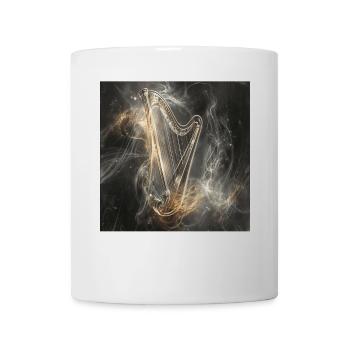 Harfe - Tasse - Weiß - Vorne