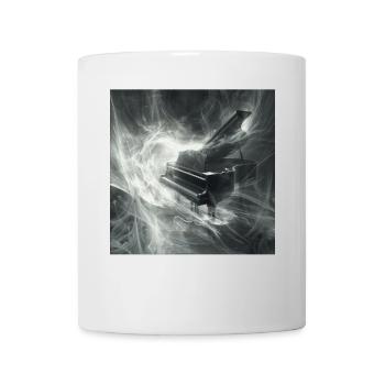 Klavier - Tasse - Weiß - Vorne