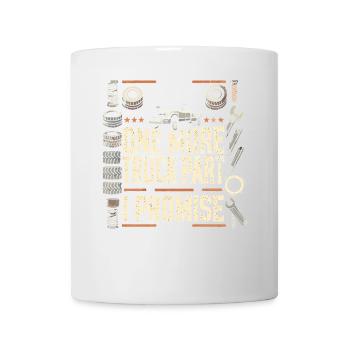 Nur noch ein Lkw Teil I Versprechen - Tasse - Weiß - Vorne