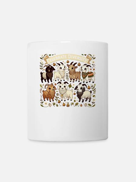 Goat Celebrate Diversity - Tasse - Weiß