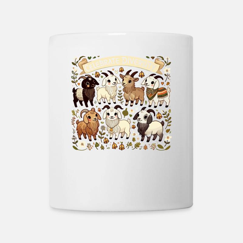 Goat Celebrate Diversity - Tasse - Weiß