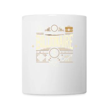 Geboren um Milliardär zu sein - Tasse - Weiß - Vorne