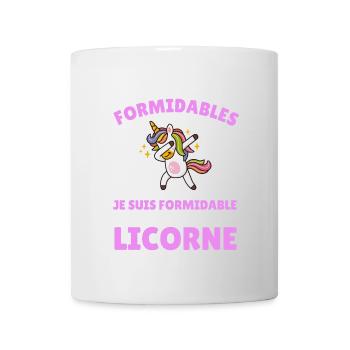 Ich bin großartig, also bin ich ein Einhorn - Tasse - Weiß - Vorne