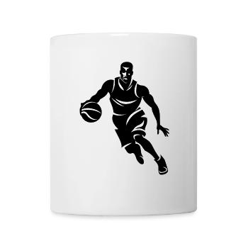 Basketballspieler - Tasse - Weiß - Vorne