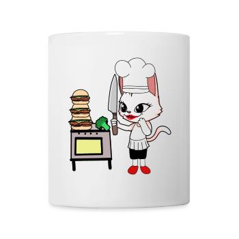 Cat Cook Cook Cooks Cats Hosts - Mug - white - Front