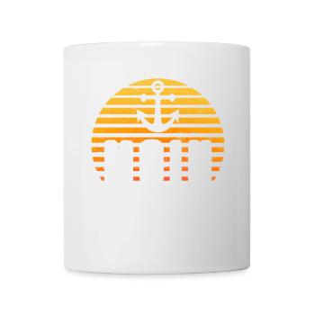 Moin Hamburg Anker Hamburger Hafen Fan Stadt HH - Tasse - Weiß - Vorne