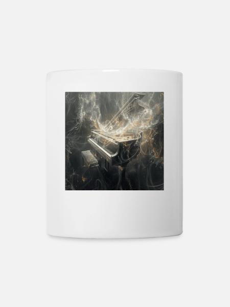 Klavier - Tasse - Weiß