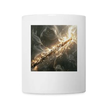 Querflöte - Tasse - Weiß - Vorne