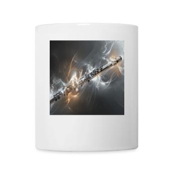 Querflöte - Tasse - Weiß - Vorne