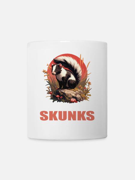 Stinktiere Stinktier - Tasse - Weiß