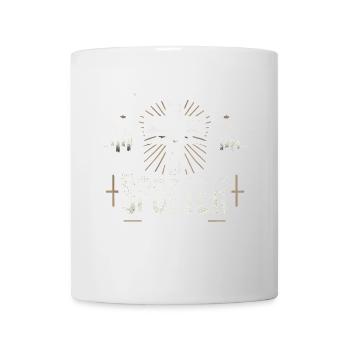 Jesus ist mein Beobachter - Tasse - Weiß - Vorne