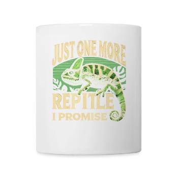 Nur noch ein Reptil, versprochen - Tasse - Weiß - Vorne