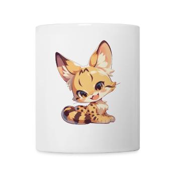 Servale Serval - Tasse - Weiß - Vorne