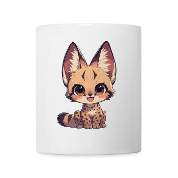 Servale Serval - Tasse - Weiß - Vorne