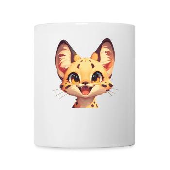 Servale Serval - Tasse - Weiß - Vorne