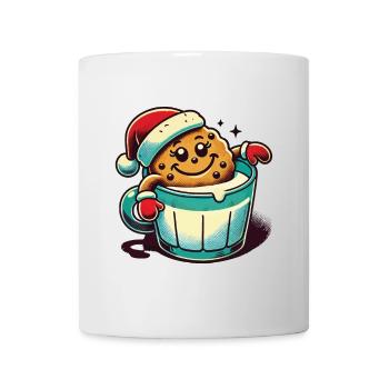 Christmas Retro Vintage Cookie Cup - Mug - white - Front