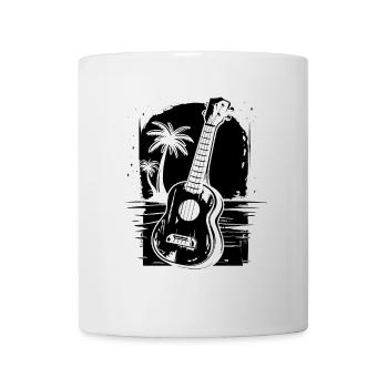 Ukulele Drawing - Mug - white - Front
