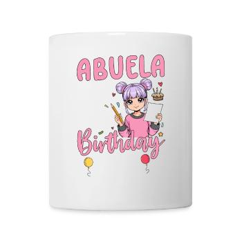 Abuela Of The Birthday Girl - Mug - white - Front
