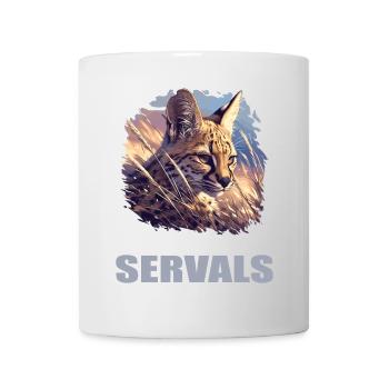 Servale Serval - Tasse - Weiß - Vorne