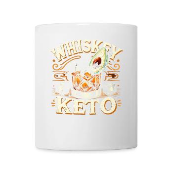 Whiskey ist Keto - Tasse - Weiß - Vorne