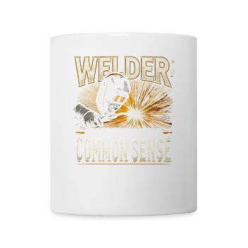 Schweißer Ein Ingenieur mit gesundem - Tasse - Weiß - Vorne