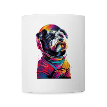 Zwergschnauzer - Tasse - Weiß - Vorne
