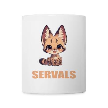 Servale Serval - Tasse - Weiß - Vorne