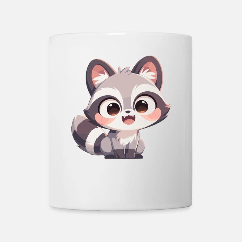 Ratons laveurs Raton laveur - Mug blanc - blanc