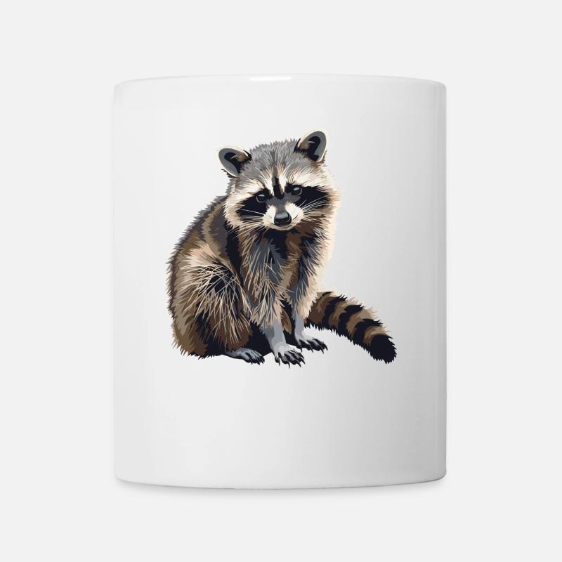 Ratons laveurs Raton laveur - Mug blanc - blanc