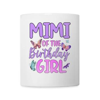 Mimi Of The Birthday Girl - Tasse - Weiß - Vorne