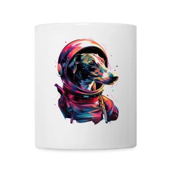 Whippet - Tasse - Weiß - Vorne