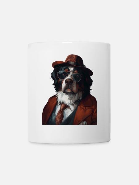 Berner Sennenhund - Tasse - Weiß