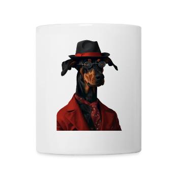 Dobermann - Tasse - Weiß - Vorne