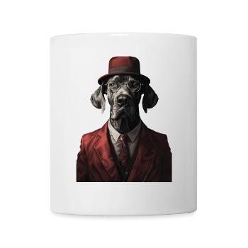 Deutsche Dogge - Tasse - Weiß - Vorne