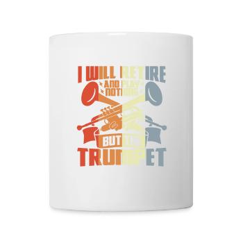 Pensionierter Trompeter - Tasse - Weiß - Vorne