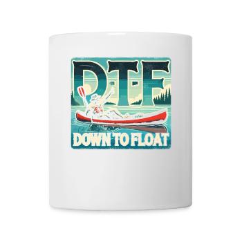 DTF - Down To Float - Tasse - Weiß - Vorne
