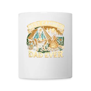 Bester Camping-Dad aller Zeiten - Tasse - Weiß - Vorne