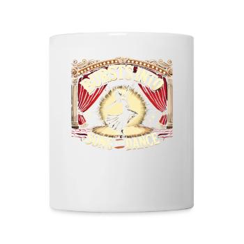 Bricht in Gesang und Tanz aus - Tasse - Weiß - Vorne