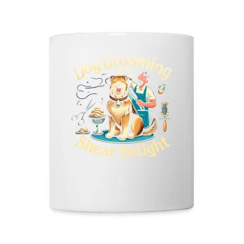Hundepflege ist ein reines Vergnügen - Tasse - Weiß - Vorne