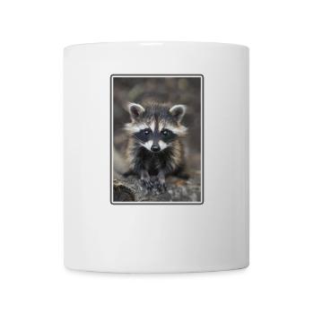 Ratons laveurs Raton laveur - Mug blanc - blanc - Devant